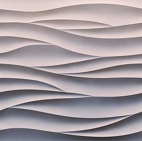 Гипсовая панель 3D Deko Острые волны